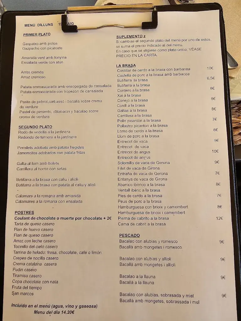 Menu_Restaurant Els Torrents_Castellgalí_immagine_1