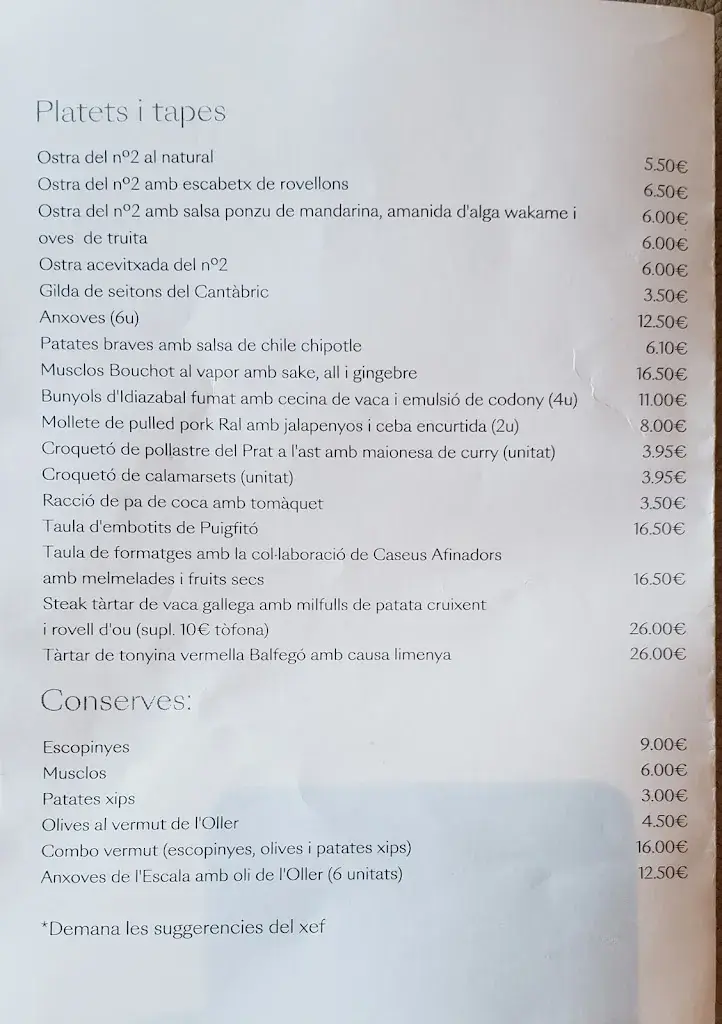 Menu_Bages 964 Oller del Mas_Castellgalí_image_1
