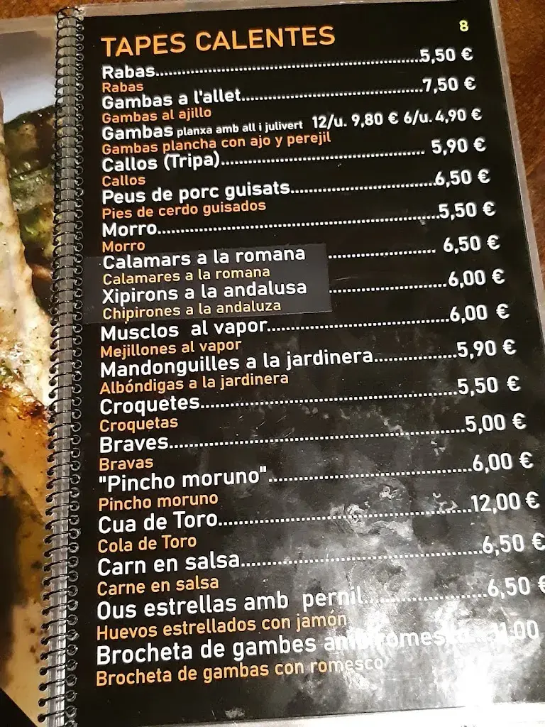 Menu_Taverna El Racó D'en Manel_Castellgalí_image_1