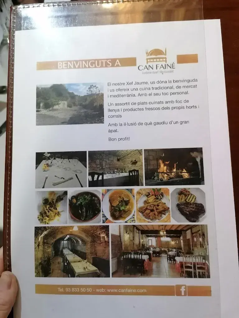 Menu_Can Fainé Restaurant On Demand_Castellgalí_image_2
