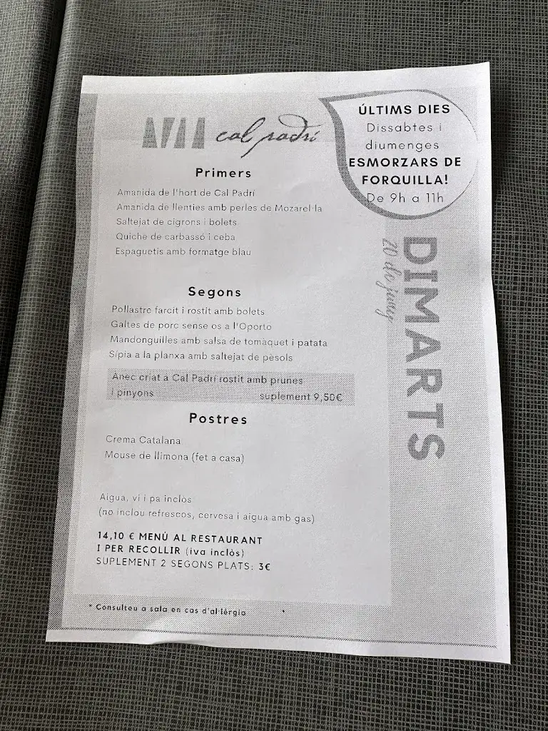 Menu_Cal Padrí_Castellví de la Marca_image_4