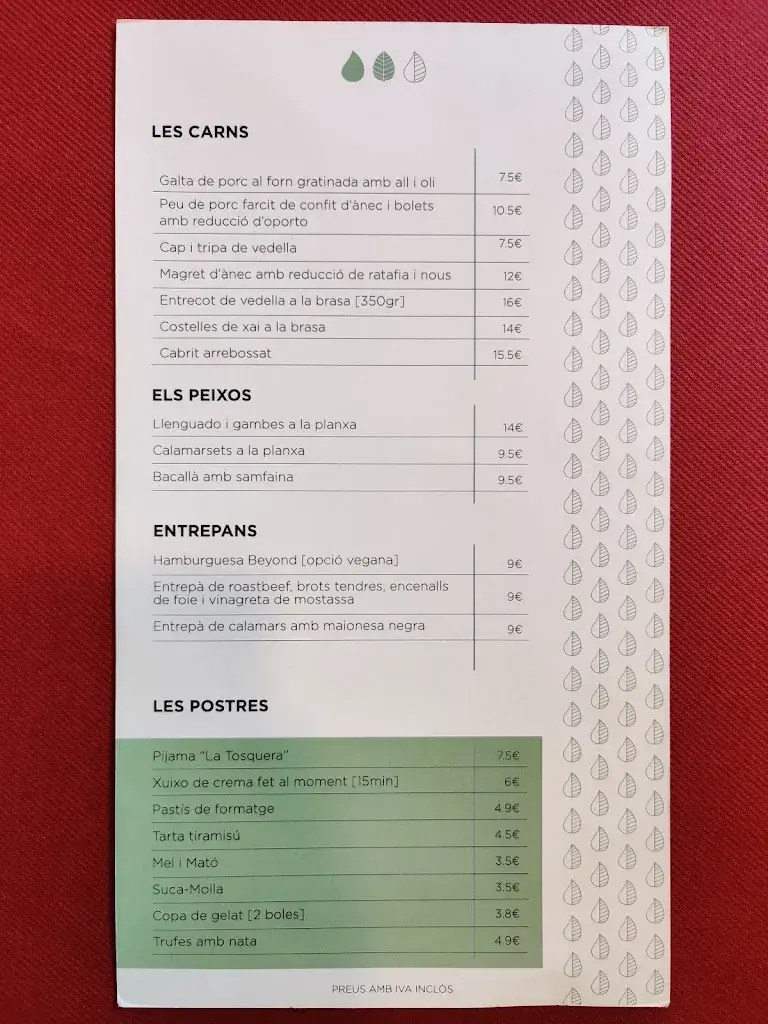 Menu_Rest. La Tosquera_Centelles_image_3