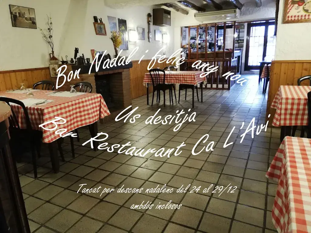 Bar Restaurant Ca l'Avi s.l. restaurant in Castellví de Rosanes