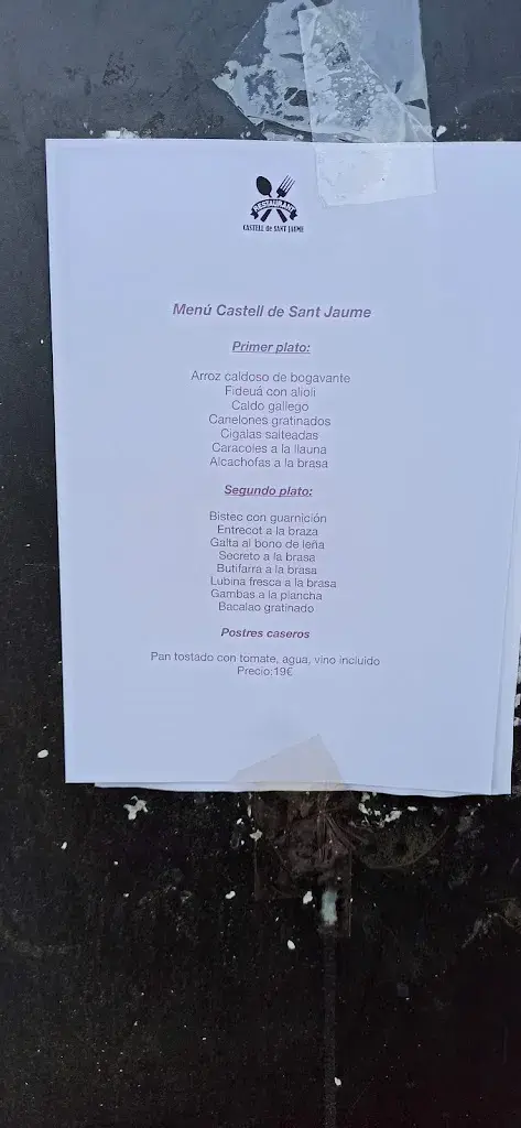 Menu_CASTELL DE SANT JAUME_Castellví de Rosanes_image_2