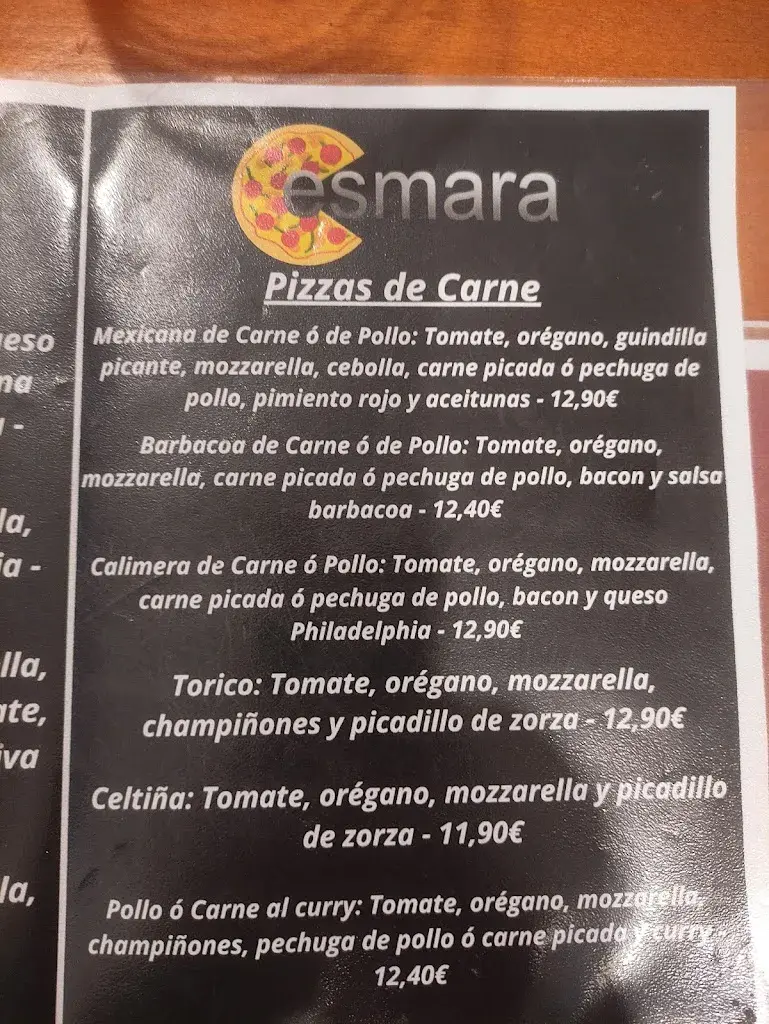 Menu_Esmara pizzas_Ortigueira_image_1