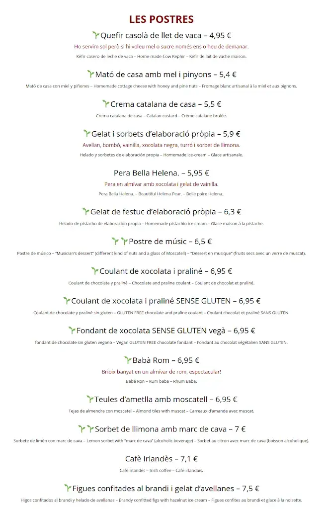 Menu_Restaurant Cal Pupinet_Castellbisbal_image_2