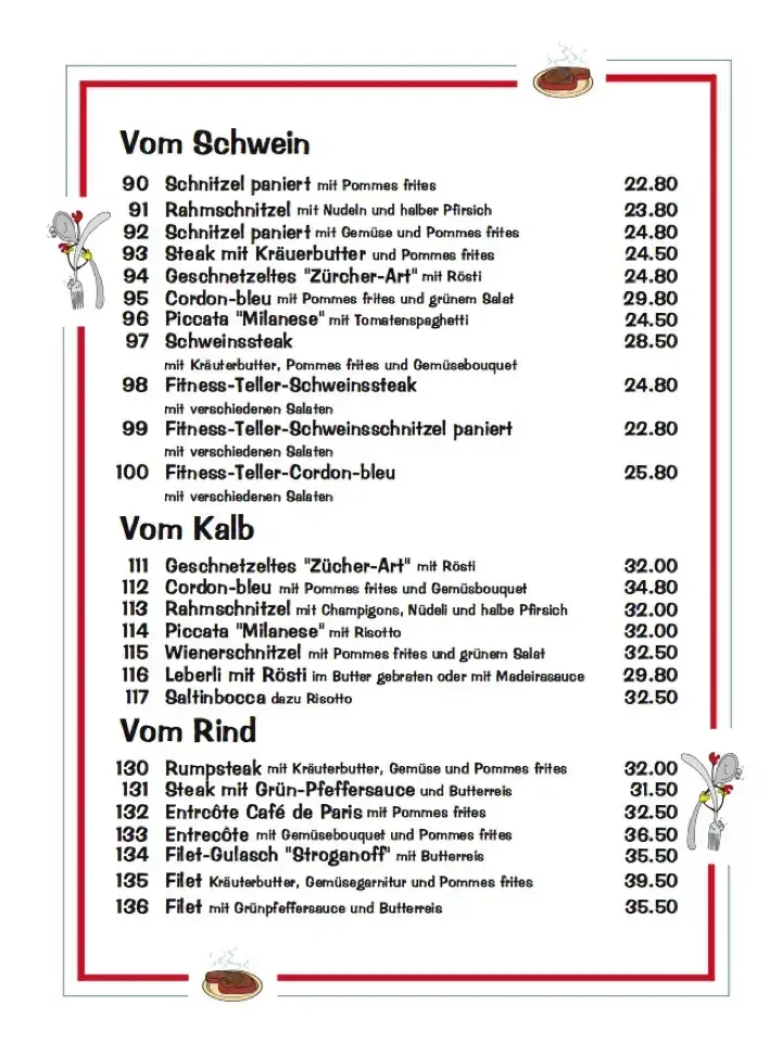 Menu_Restaurant Pizzeria Bahnhof_Lotzwil_image_2