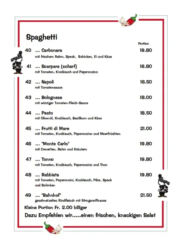Menu_Restaurant Pizzeria Bahnhof_Lotzwil_image_3