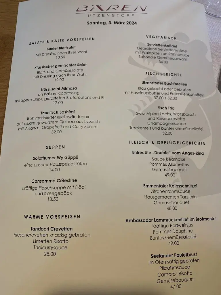 Bären Utzenstorf_Utzenstorf_menu_image_1