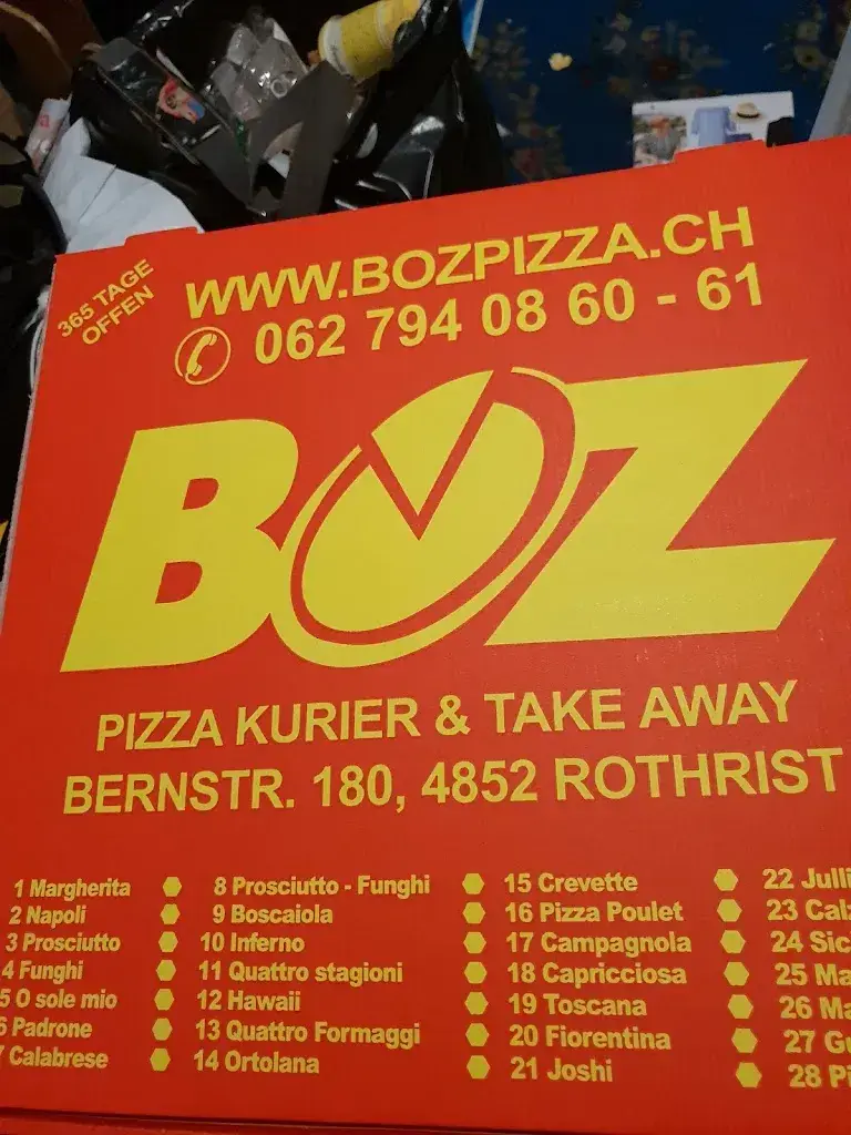 Menu_Boz Pizza Kurier_Rothrist_imagen_1