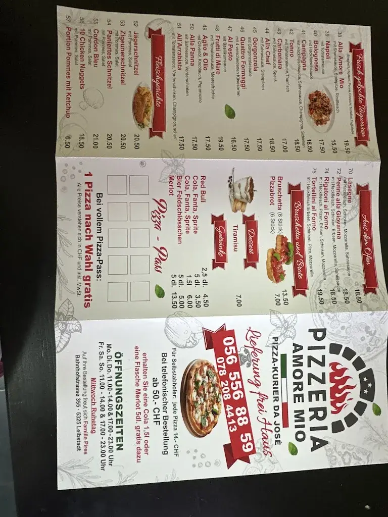 Menu_Pizzeria Amore Mio_Leibstadt_image_2