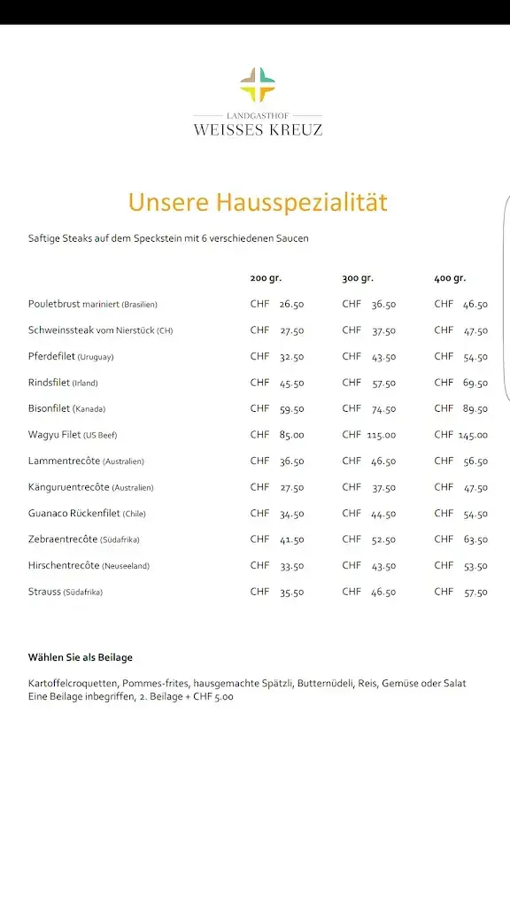 Menu_Landgasthof Weisses Kreuz_Leuggern_image_2
