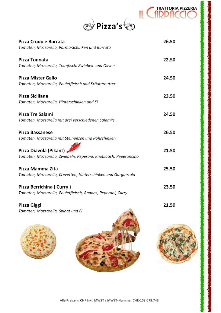 Menu_Trattoria il Carpaccio_Lengnau_image_3