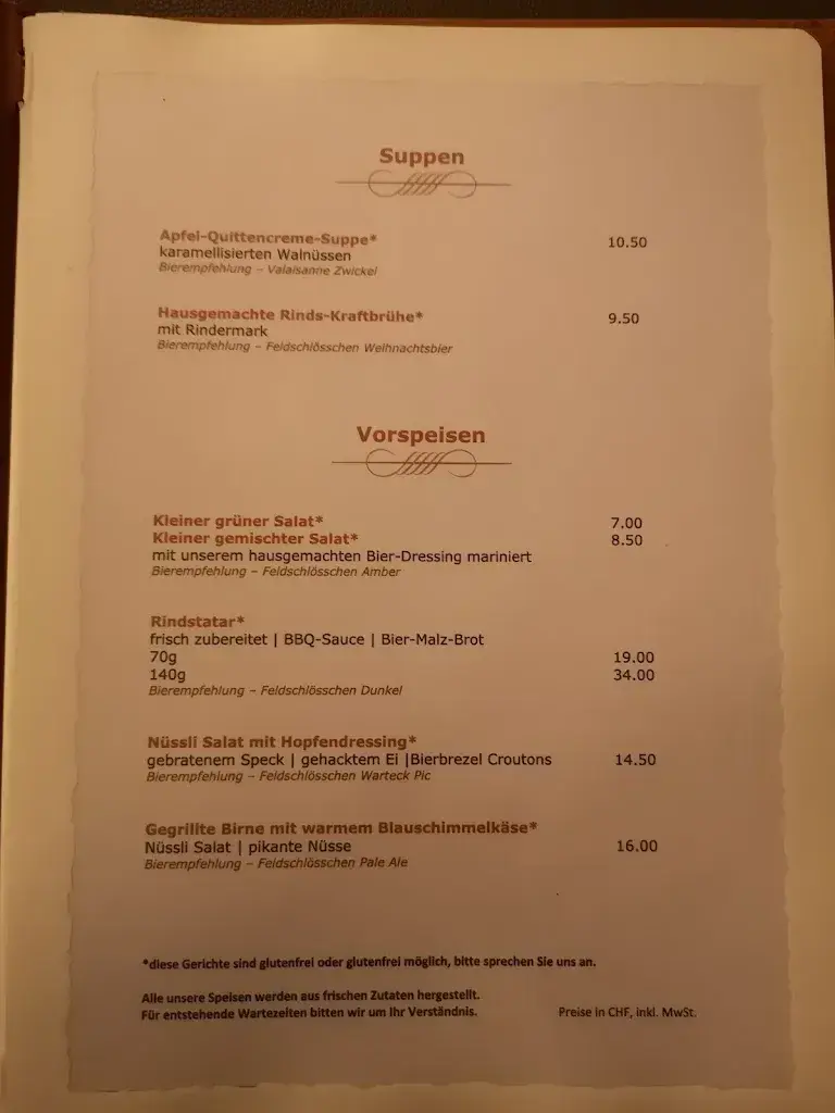 Menu_Feldschlösschen Restaurant_Rheinfelden_image_2