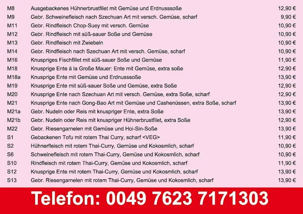 Große Mauer China Restaurant - Rheinfelden (Baden) restaurant in Germany