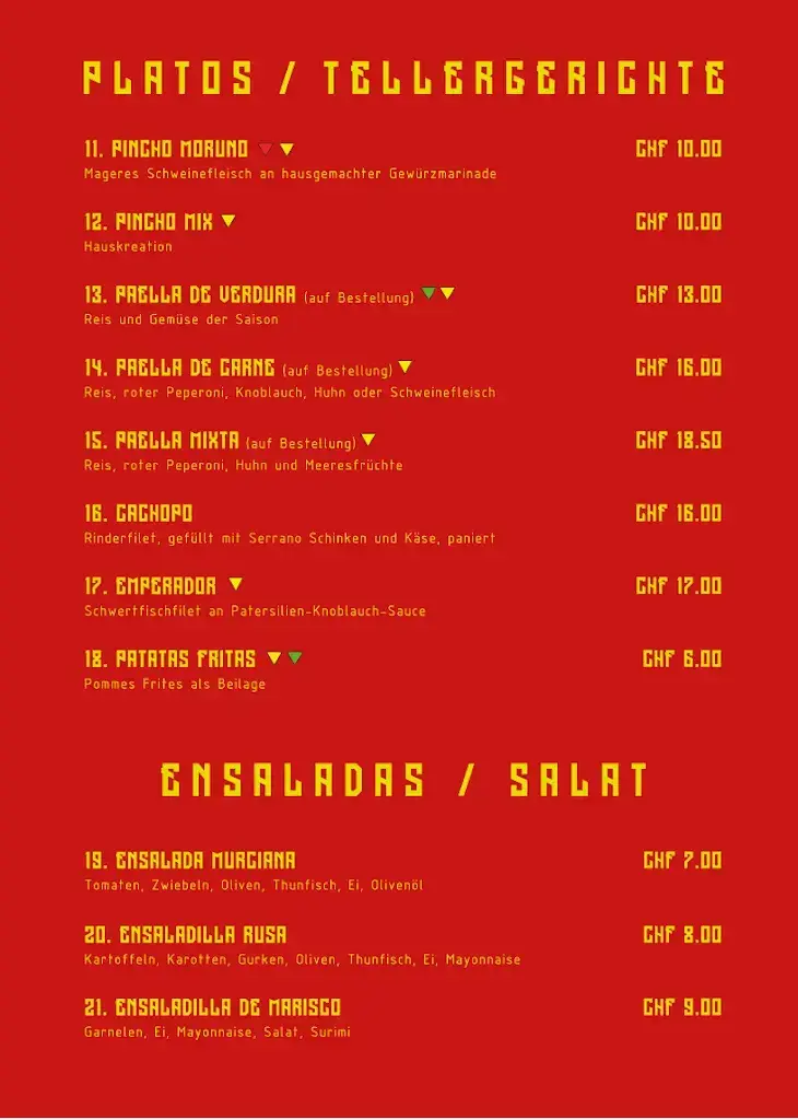 TAPAS SPANISH FOOD restaurant à Arbon