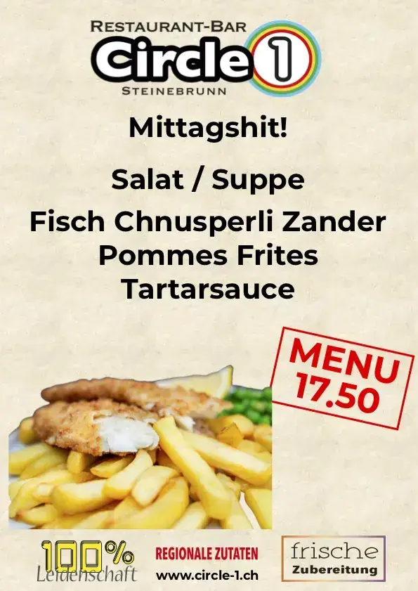 Menu_Circle 1 Restaurant - Bar d'Oase vo Steinebrunn_Steinebrunn_image_3