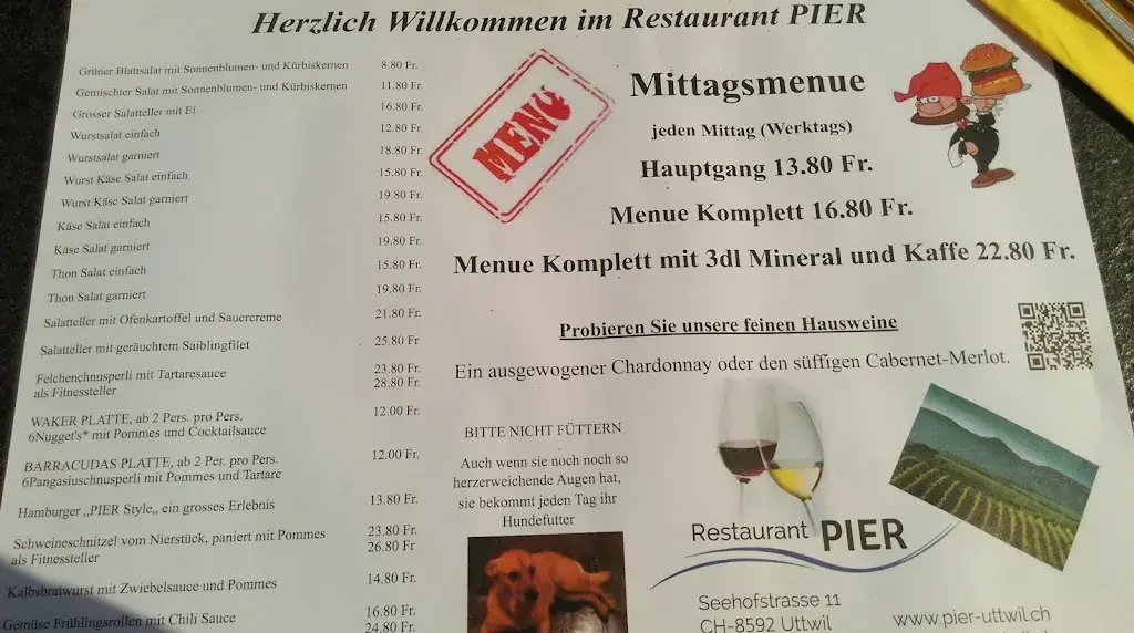 Menu_Restaurant Pier_Uttwil_image_3