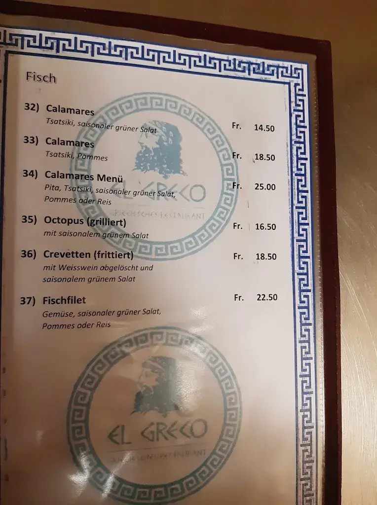 Menu_El Greco_Amriswil_image_3