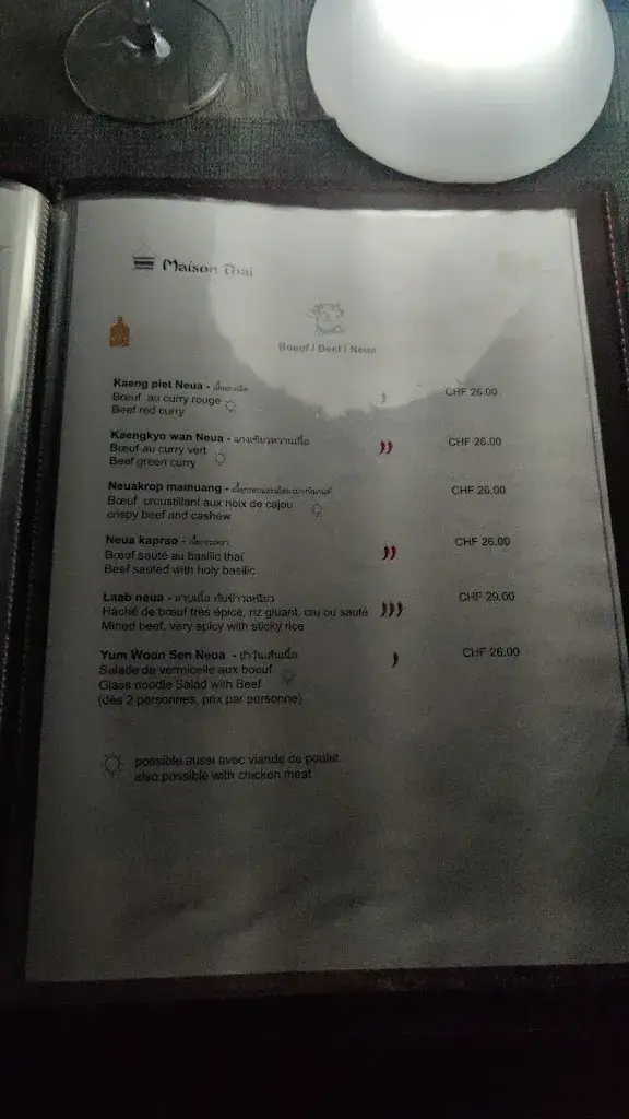 Maison Thaï Monthey restaurant in Monthey