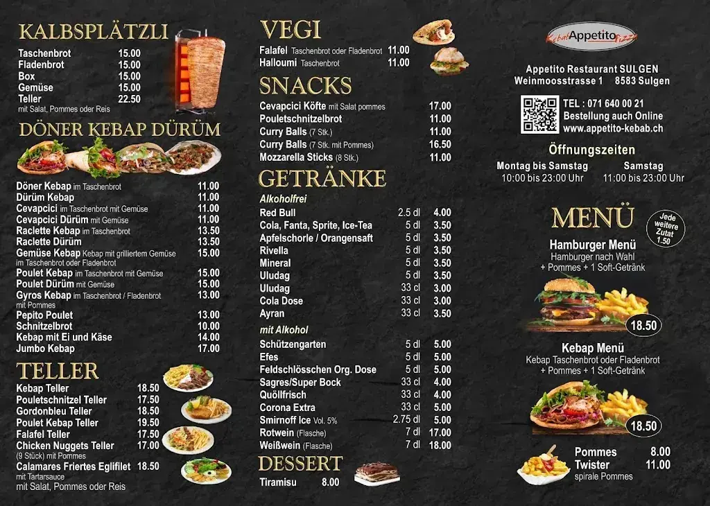 Menu_Appetito Restaurant Sulgen_Sulgen_image_2