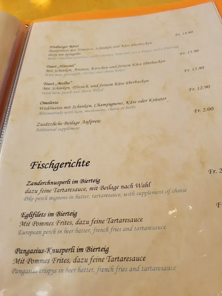 BRASSERIE ROMANSHORN ristorante a Romanshorn