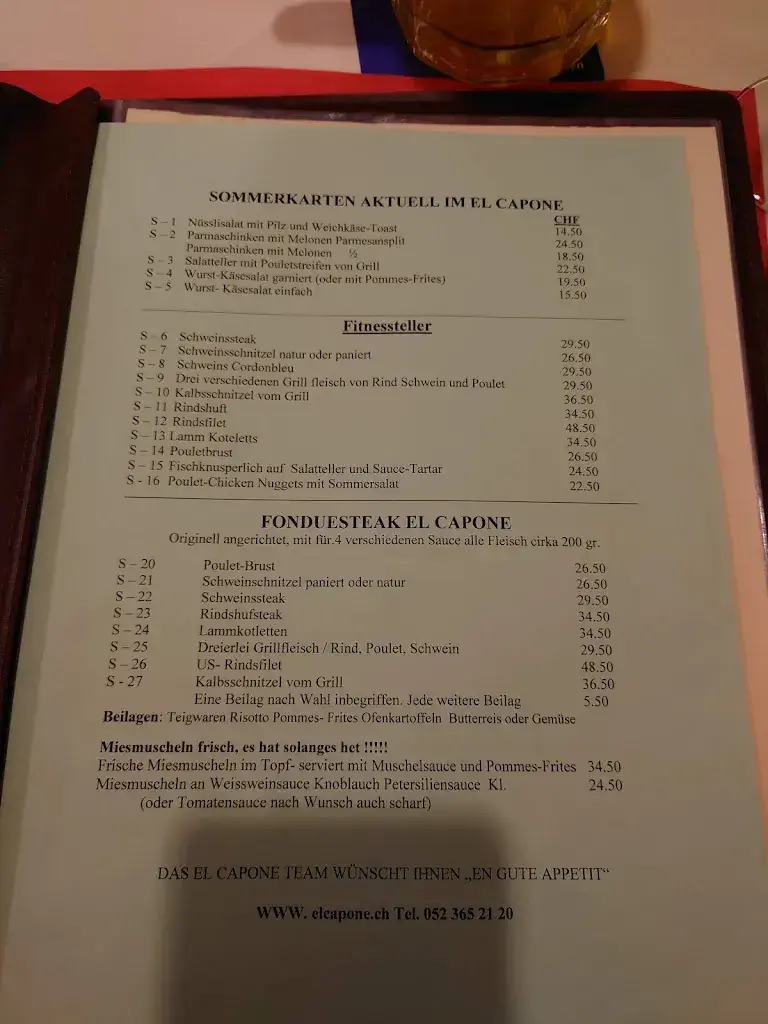 Ristorante El Capone ristorante a Aadorf