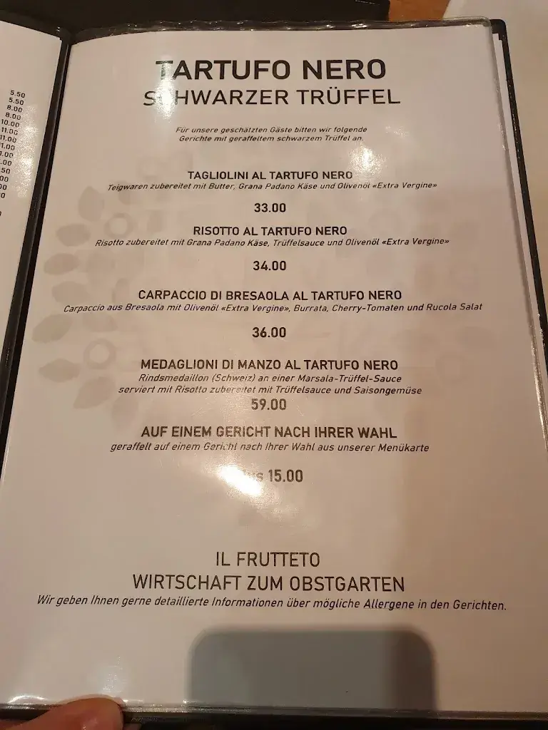 Menu_Wirtschaft zum Obstgarten - IL FRUTTETO_Frauenfeld_immagine_3
