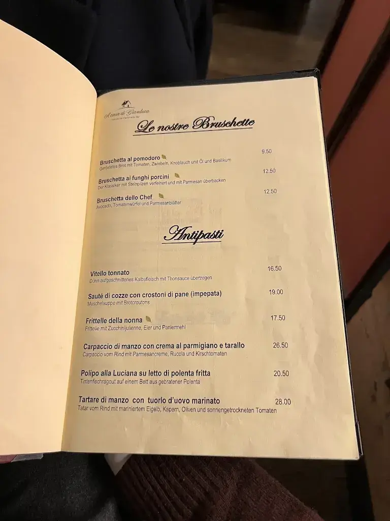 A casa di Gianluca restaurant à Pfäffikon