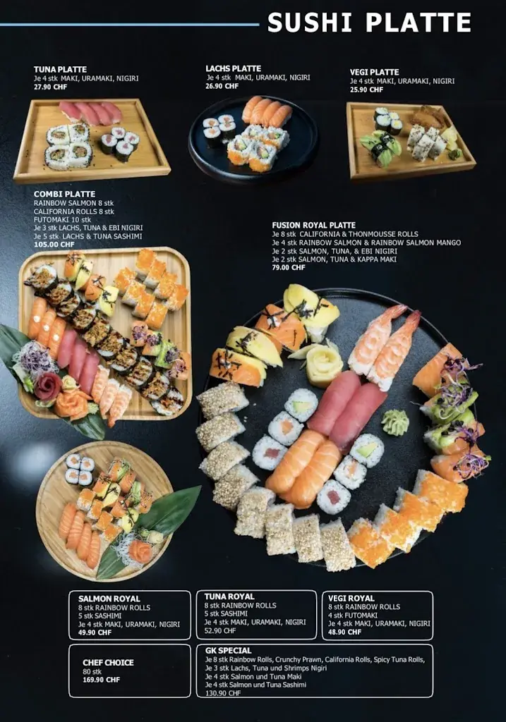 Menu_Gaga Kiki Sushi Bar & Restaurant Frauenfeld._Frauenfeld_imagen_1