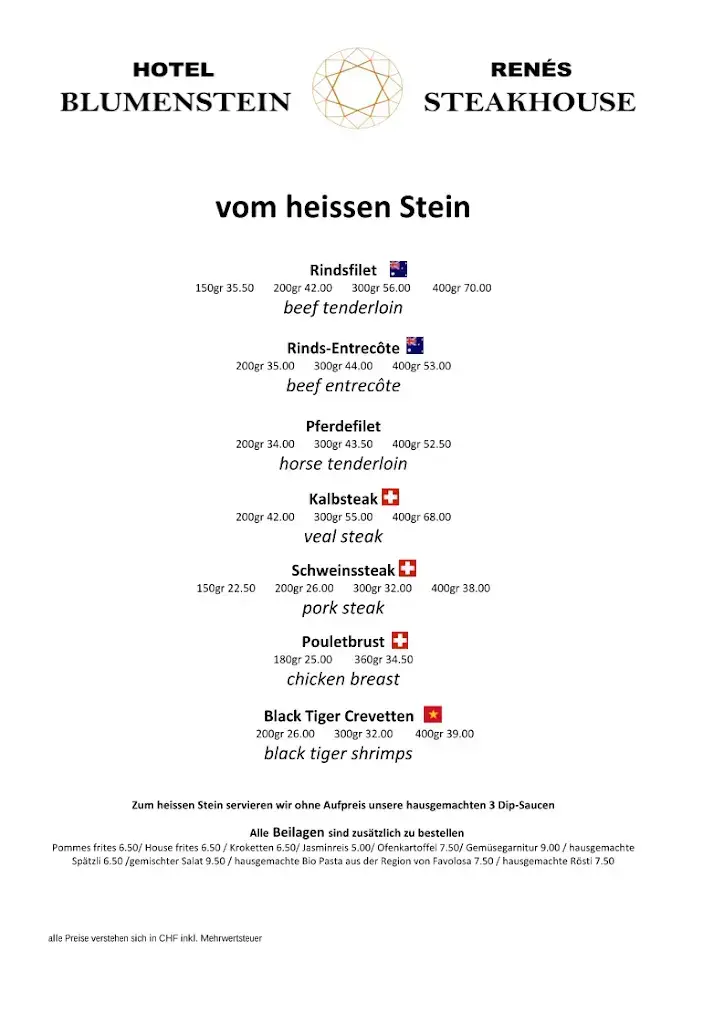 Menu_Renés Steakhouse_Frauenfeld_image_4