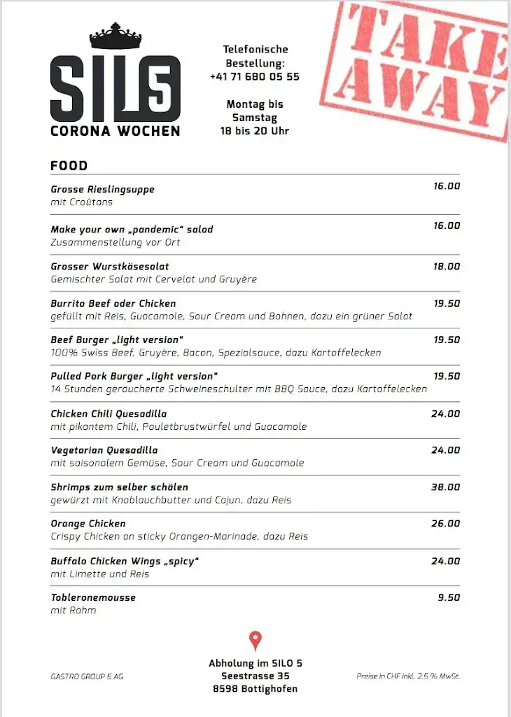 Silo 5 restaurant à Bottighofen