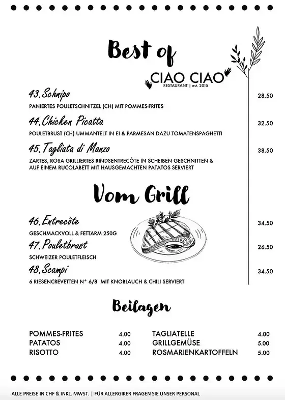 Menu_Ciao Ciao_Kreuzlingen_image_2