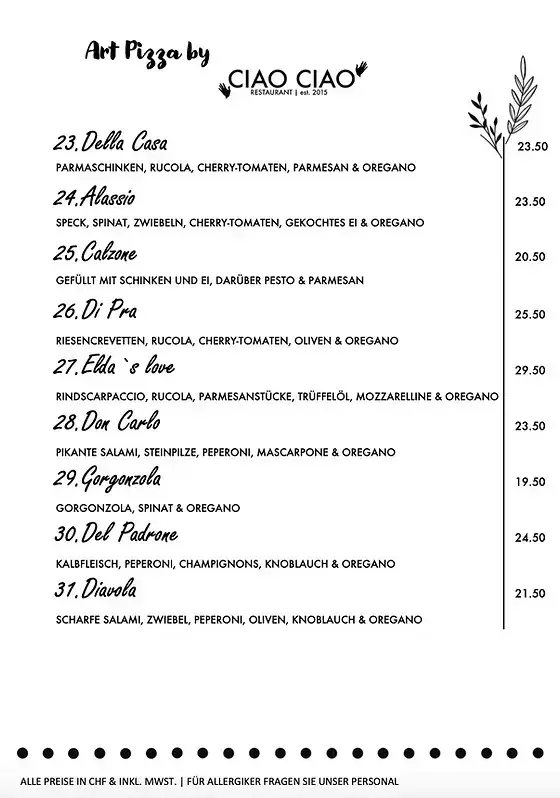 Menu_Ciao Ciao_Kreuzlingen_image_3