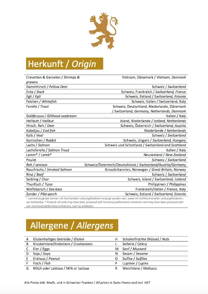 Restaurant Lion D’Or restaurant à Lipperswil