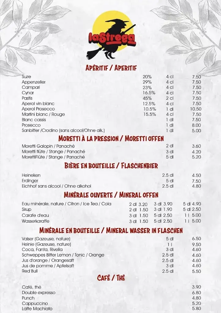 Menü_La Strega_Aegerten_Bild_1
