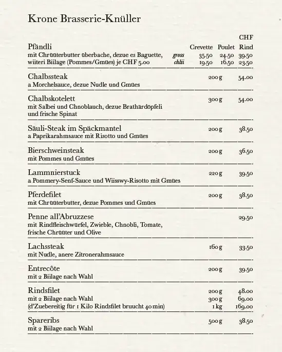 Menu_Restaurant Krone_Wetzikon_image_2