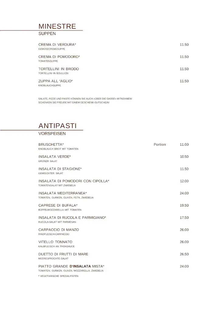 Villa Barone Ristorante Pizzeria_Wetzikon_menu_image_1