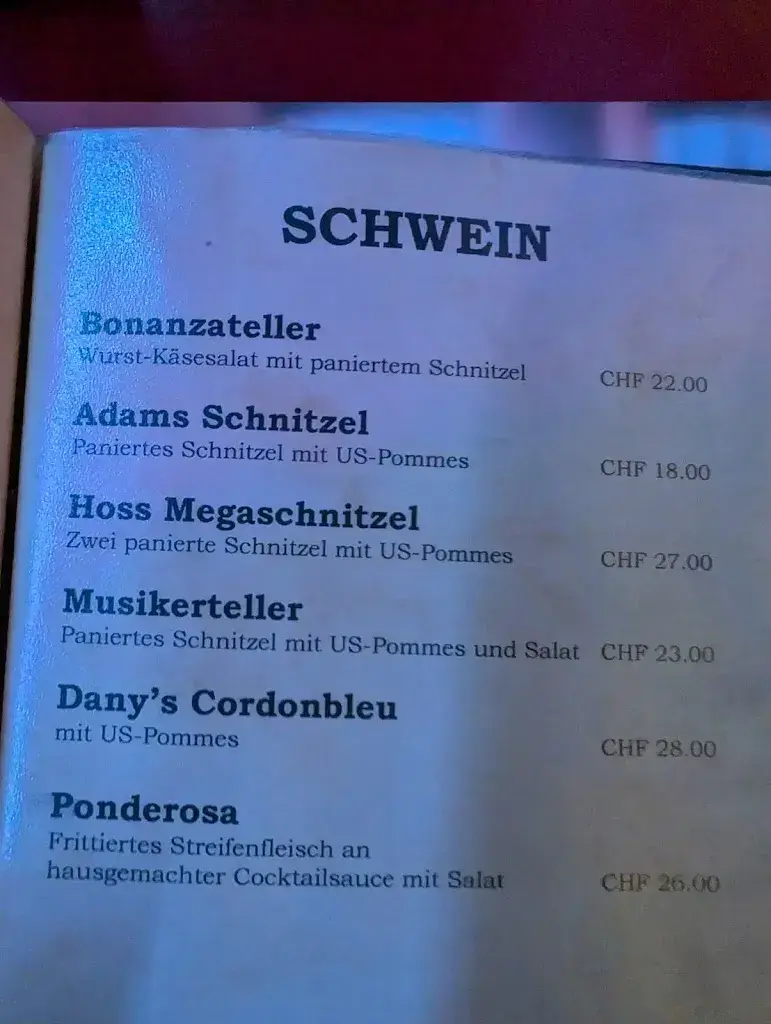 Bonanza restaurant in Amlikon-Bissegg