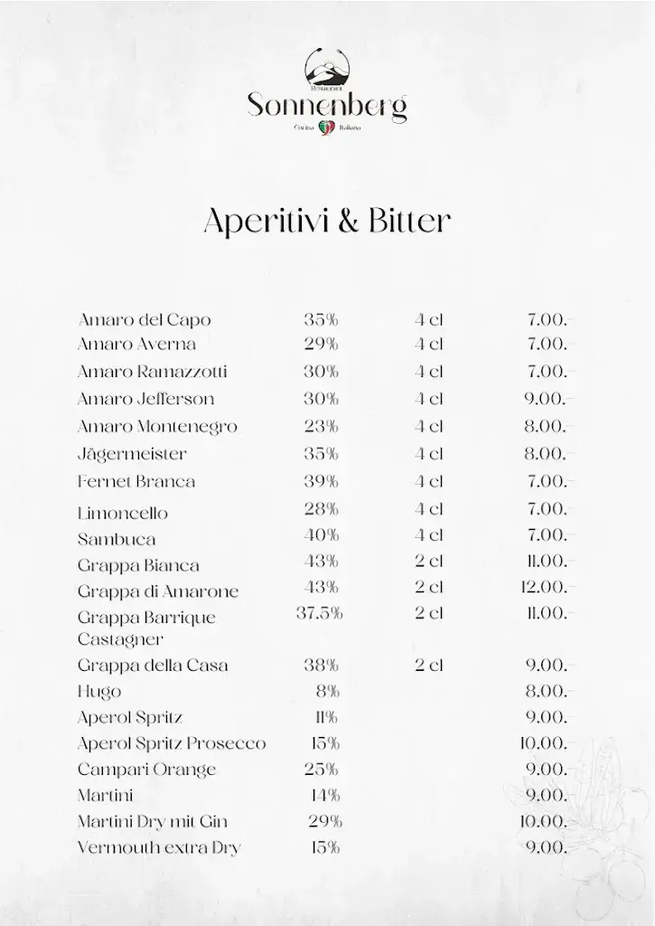 Menu_Restaurant Sonnenberg Sirnach_Sirnach_image_1