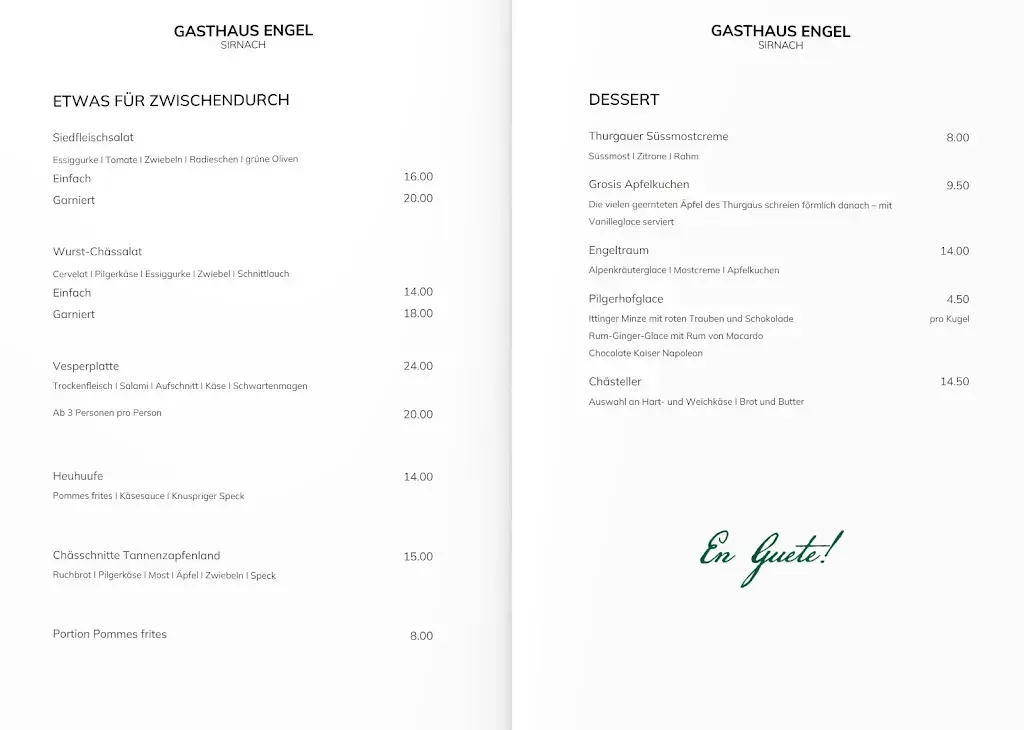Menu_Gasthaus Engel Sirnach_Sirnach_image_4