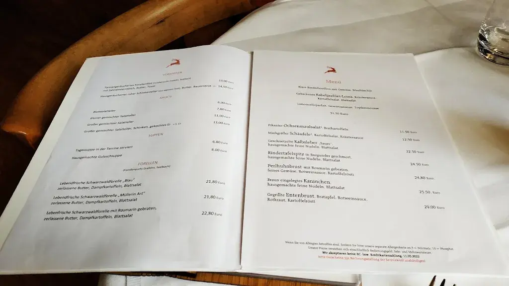 Gasthaus Hirschen Britzingen - Martin Schumacher_Germany_menu_image_1