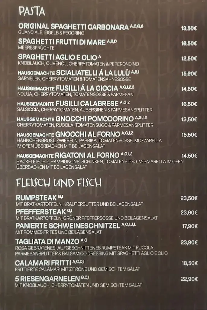 Ristorante e Pinseria da Lulu restaurant in Germany