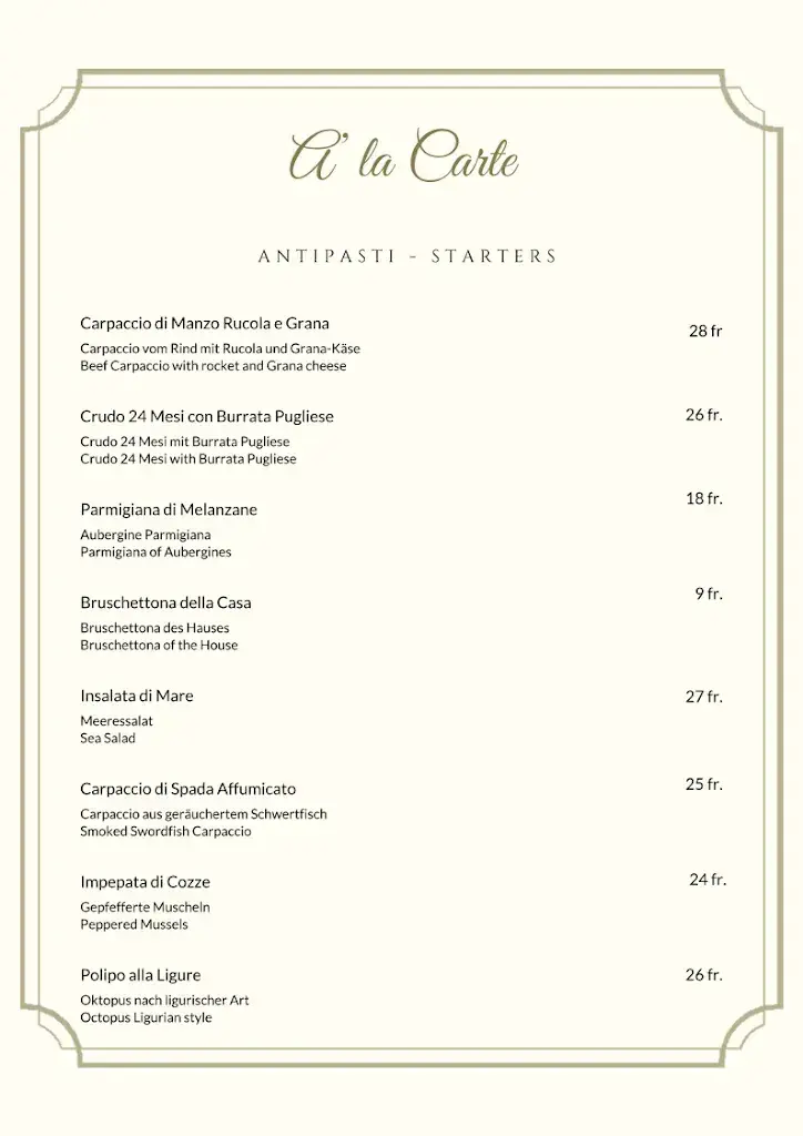 Menu_La Terrazza Bellinzona, Ristorante & Pizzeria - Snack Bar_Bellinzona_image_2