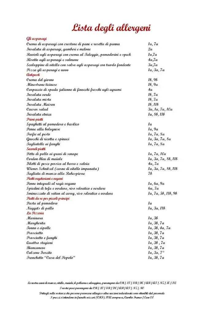 Ristorante Casa del Popolo restaurant in Bellinzona