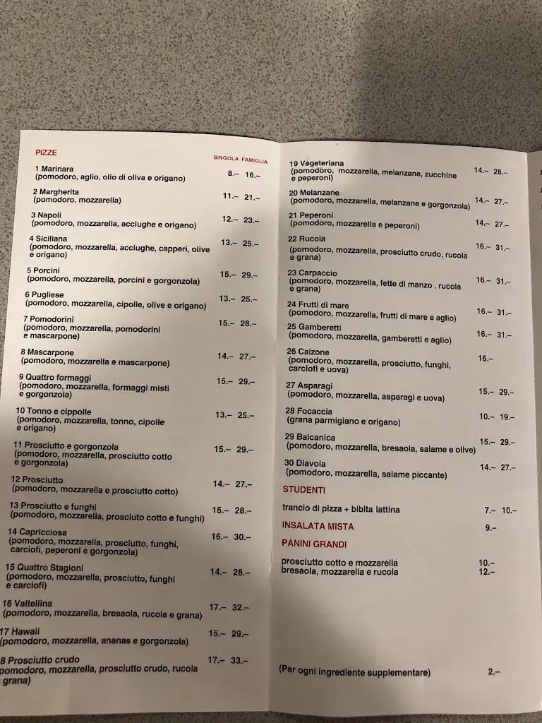 Menü_Pizzeria Take Away da Linda consegna a domicilio_Giubiasco_Bild_3