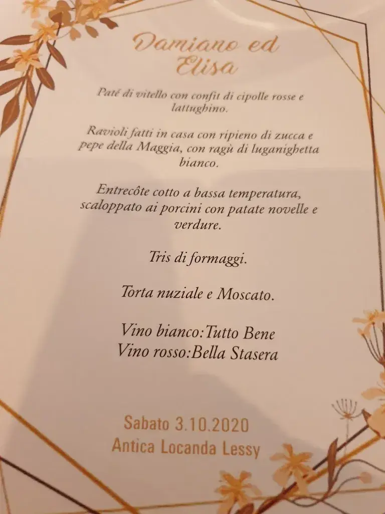 Locanda Lessy restaurant in Gnosca