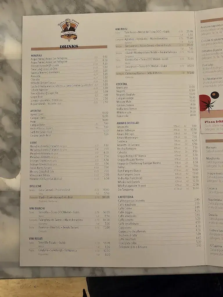 Antica Pizzeria Da Michele - Bellinzona restaurant à Bellinzona