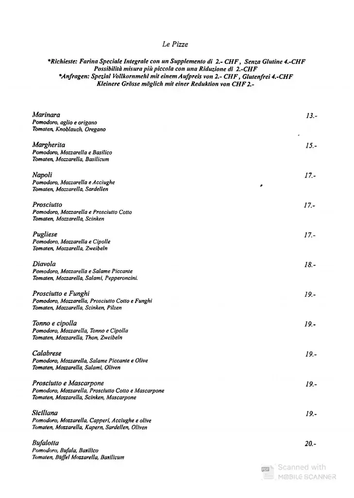 Menu_Ristorante Pizzeria Audia Bellinzona_Bellinzona_image_3