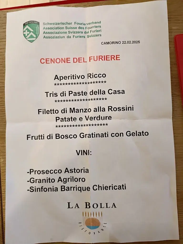 Ristorante La Bolla Restaurant in Camorino